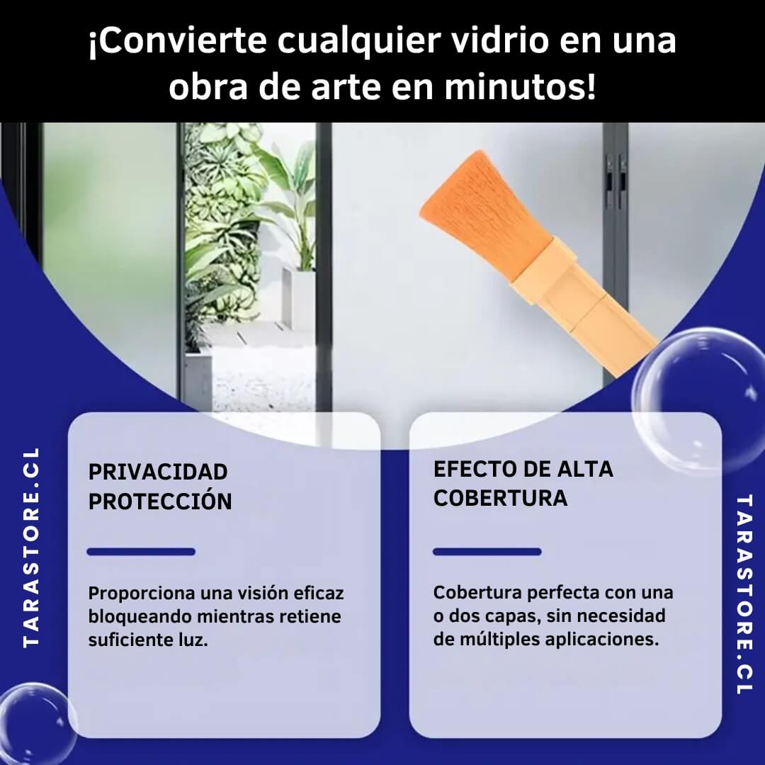 Pintura Para Vidrios Efecto Esmerilado