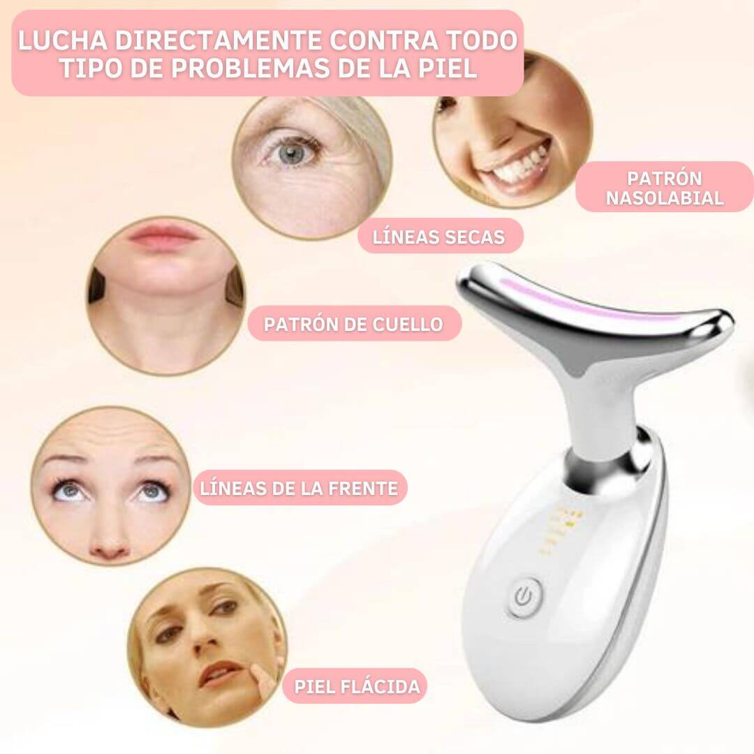Glowlifter - Masajeador LED Antiarrugas + Serum Facial de Regalo