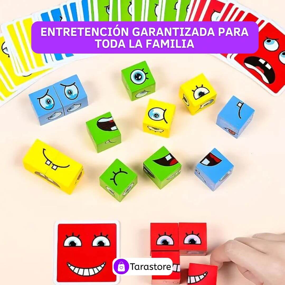 MindCubes - Juego Didáctico Cambia Caritas