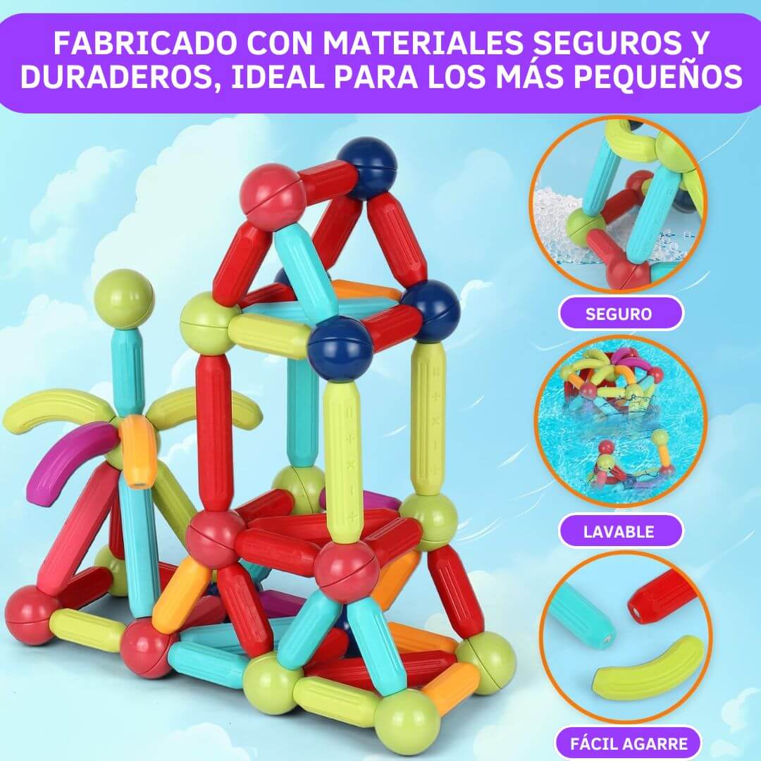 Magnetic Sticks - Juego didáctico 36 Piezas