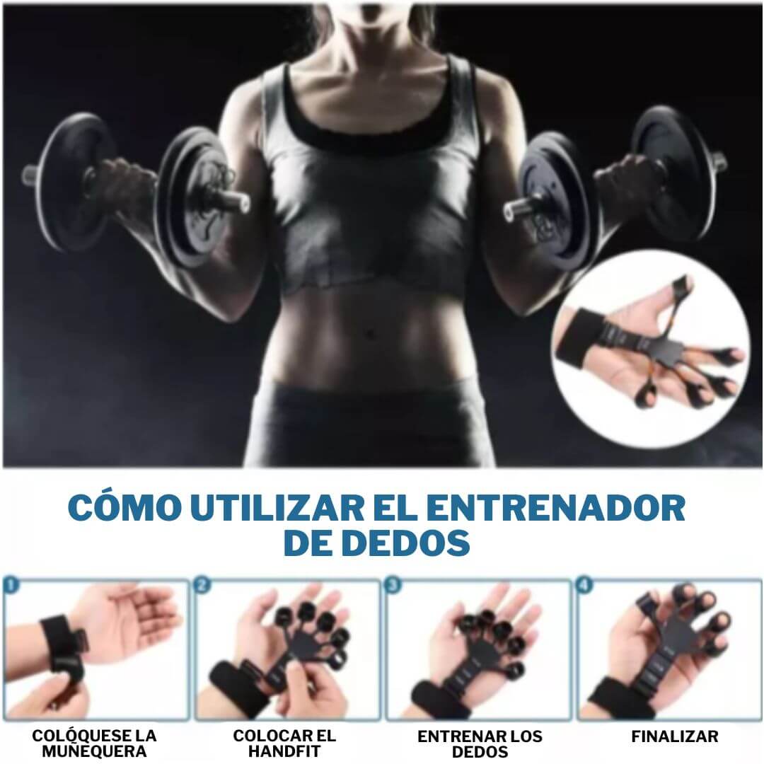 Pack 2 Unidades BANDAS ELÁSTICAS PARA EJERCITAR DEDOS