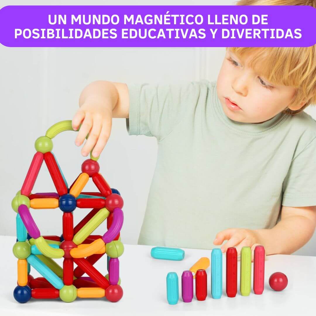 Magnetic Sticks - Juego didáctico 36 Piezas