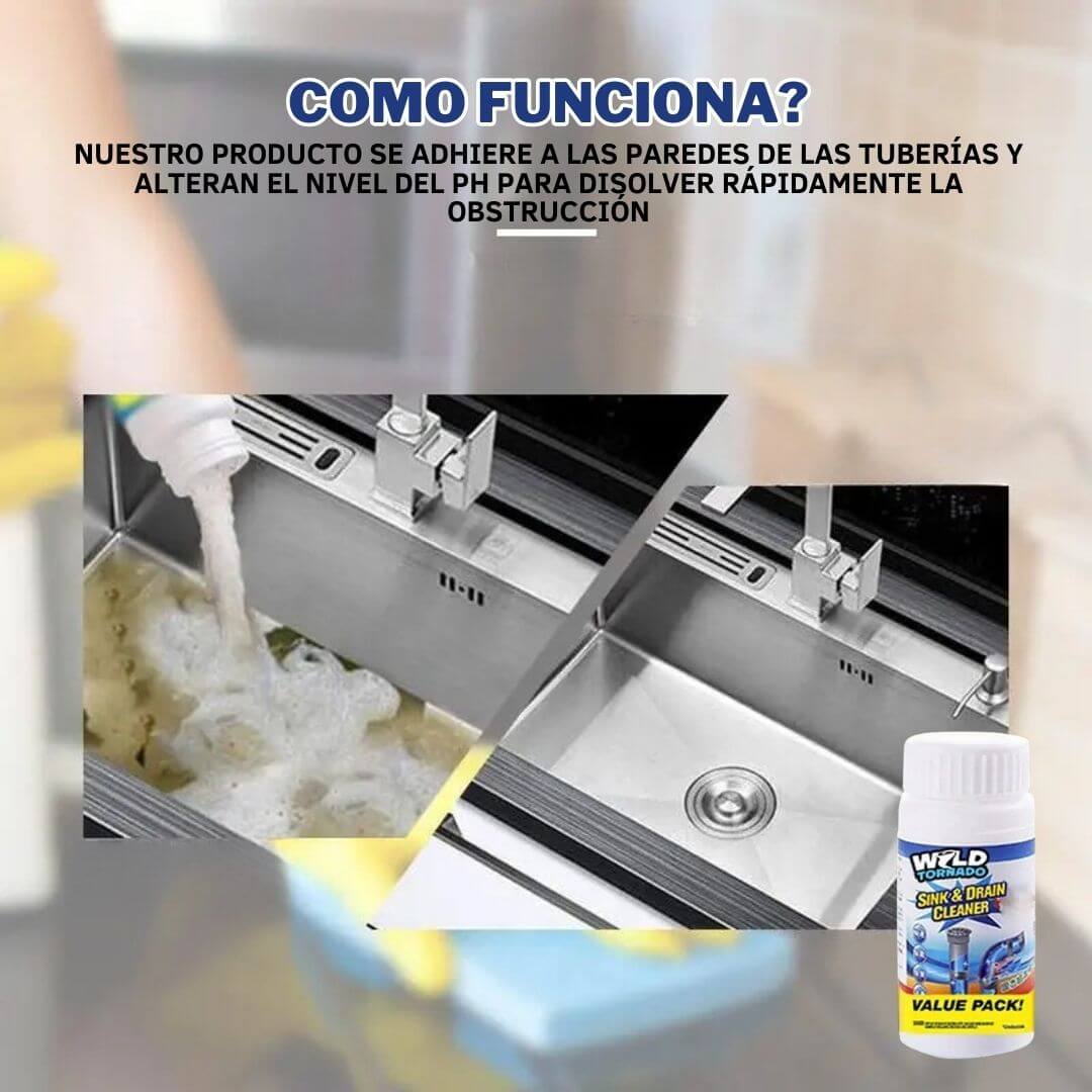 DESTAPA CAÑERÍAS WILD TORNADO 🚽 OFERTA 2x1 🔥