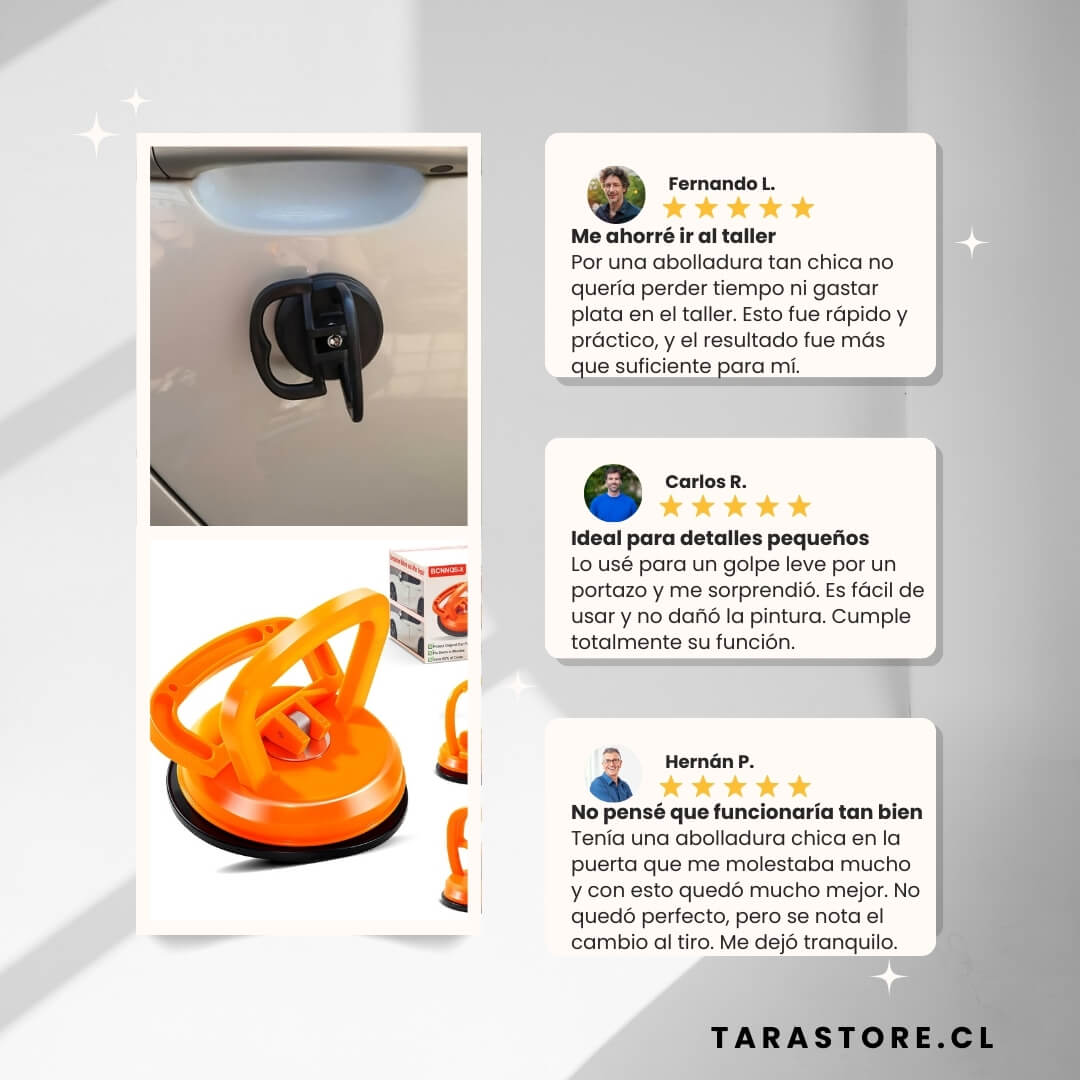 Extractor de abolladuras para Auto - Elimina abolladuras de manera fácil y rápida
