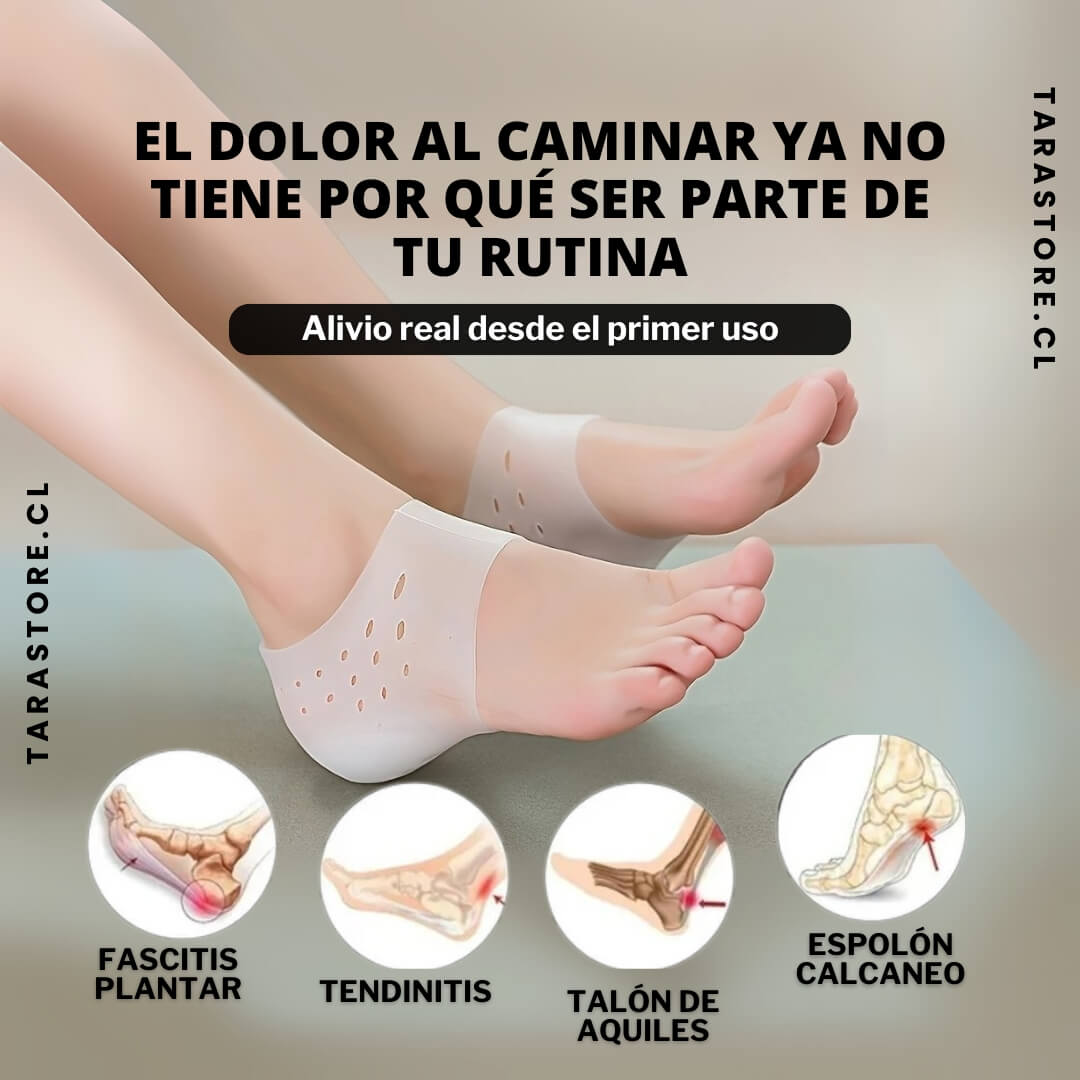 Plantillas Talón | Alivia el dolor, protege tus pies y camina con total comodidad