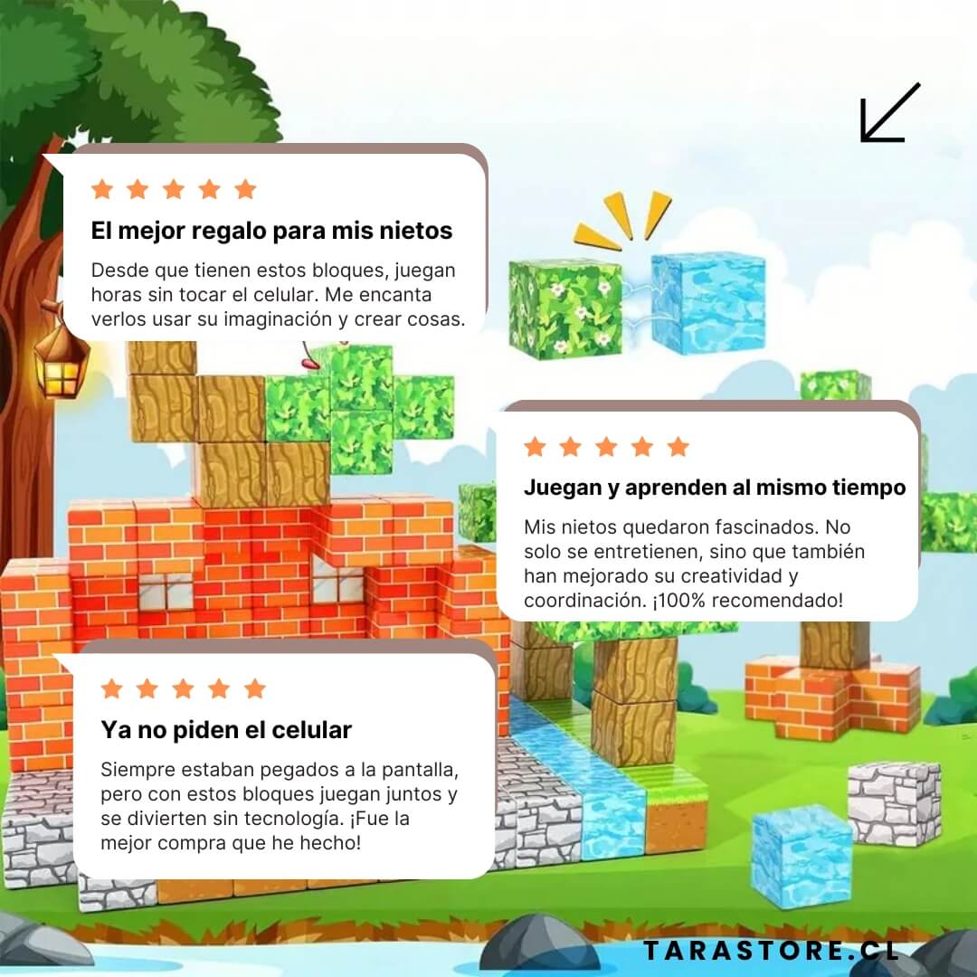 Bloques Megnéticos Construcción 75 PIEZAS