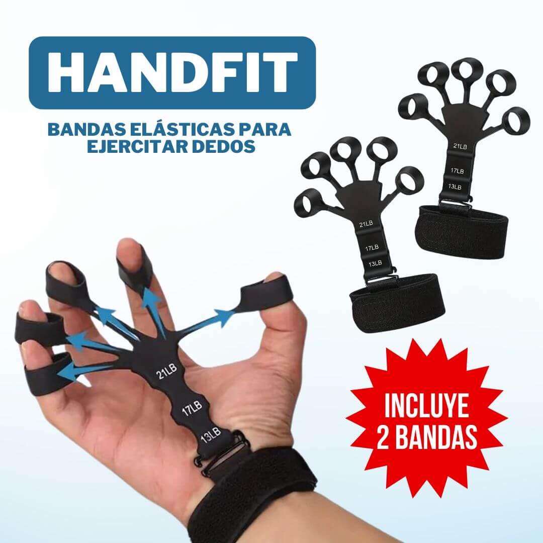 Pack 2 Bandas de Ejercicios para Manos y Dedos