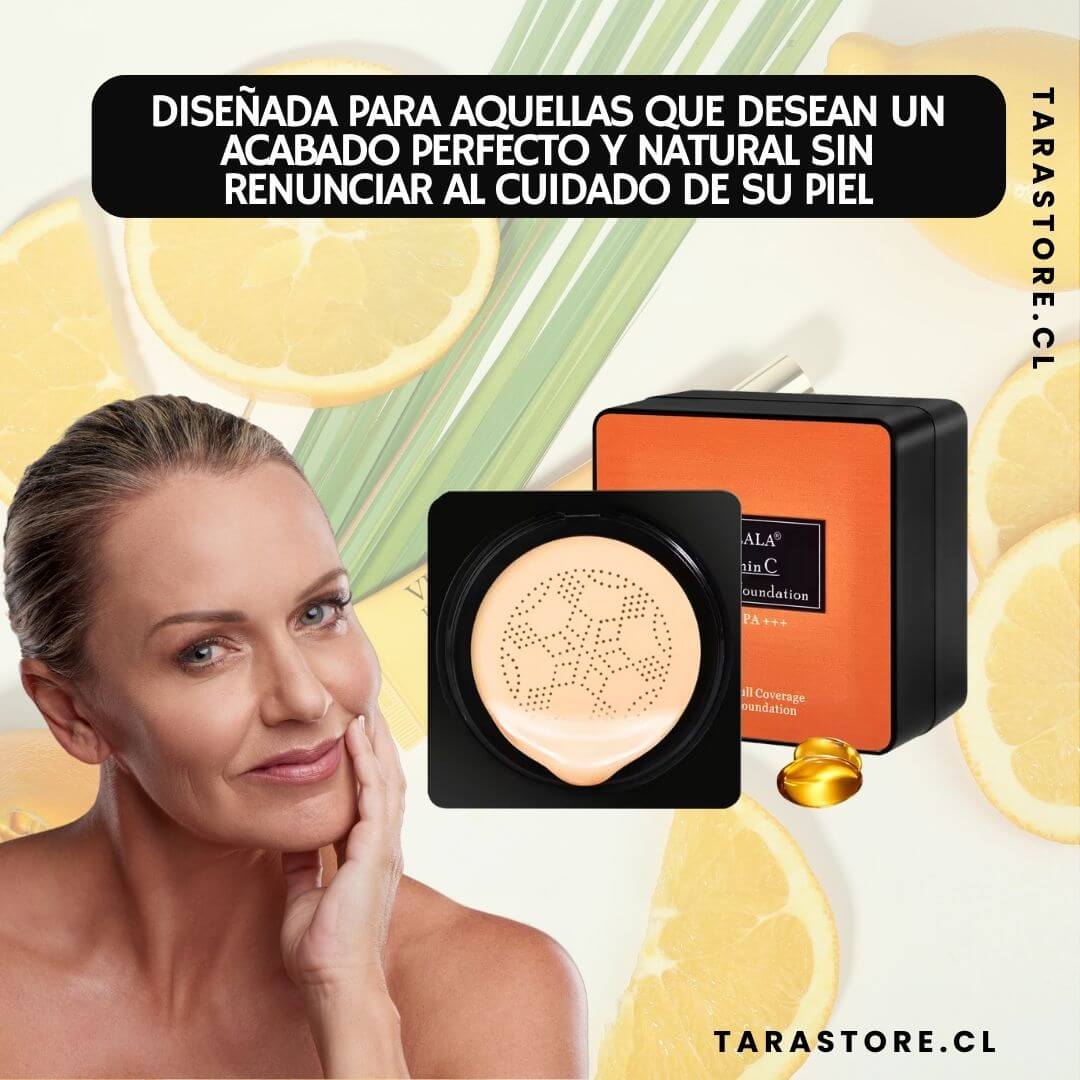 Base Angeala Premium Vitamina C y SPF 50 Natural