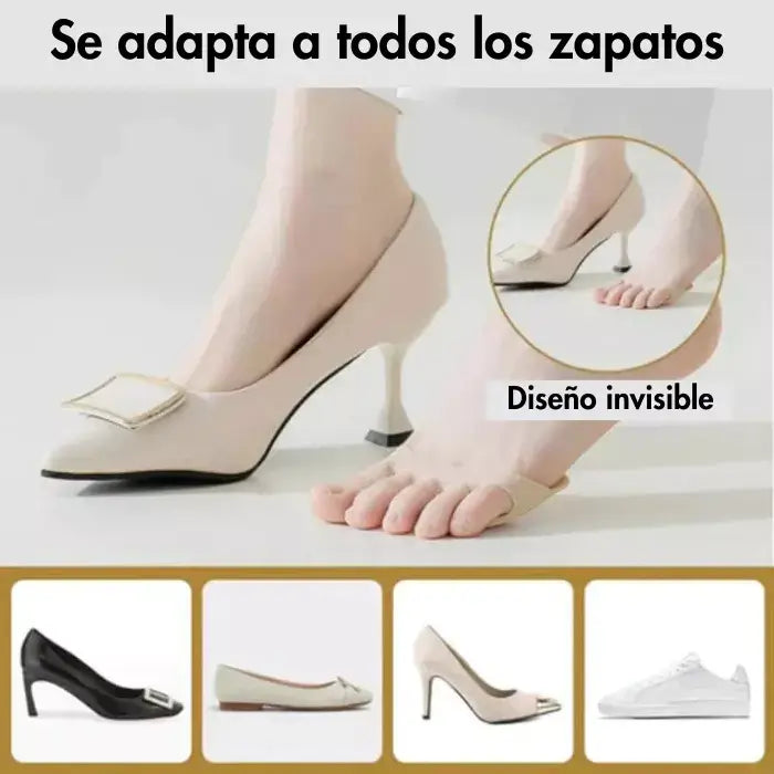 2 PACKS BeeComfort (beige y negro) - Almohadillas para pies