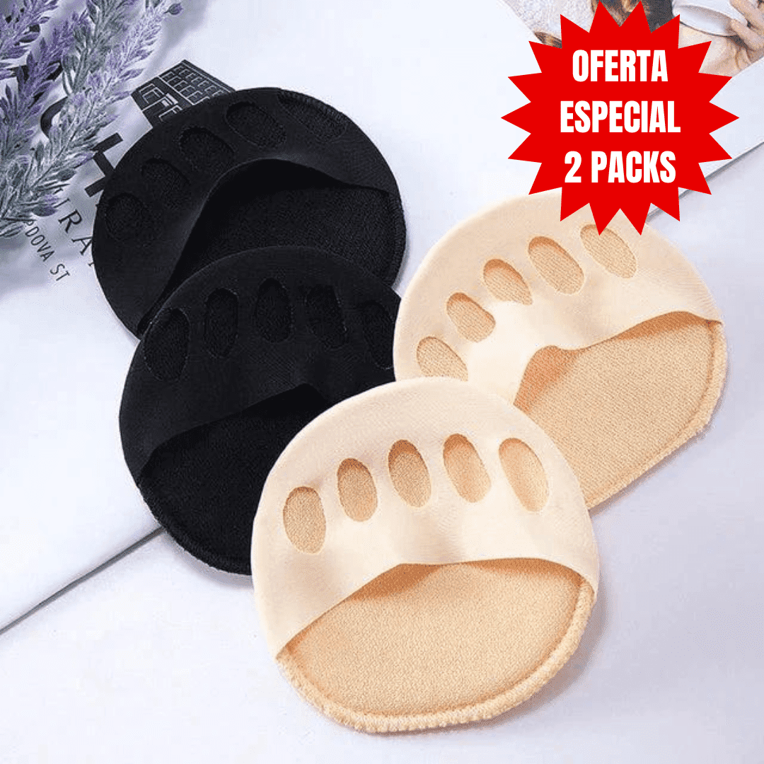 2 PACKS BeeComfort (beige y negro) - Almohadillas para pies