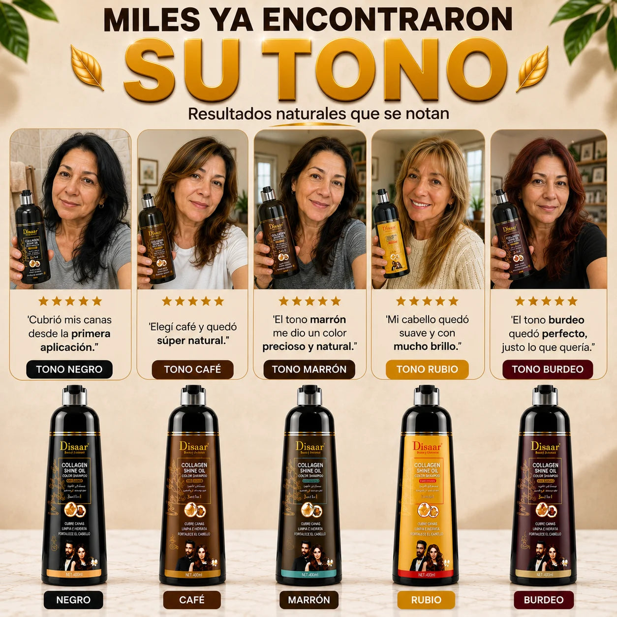 Shampoo Cubre Canas — Sin Raíces Visibles, Sin Complicaciones