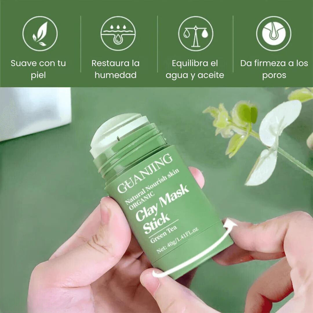 GreenMASK™ - Máscara de Té Verde OFERTA 2x1 🔥