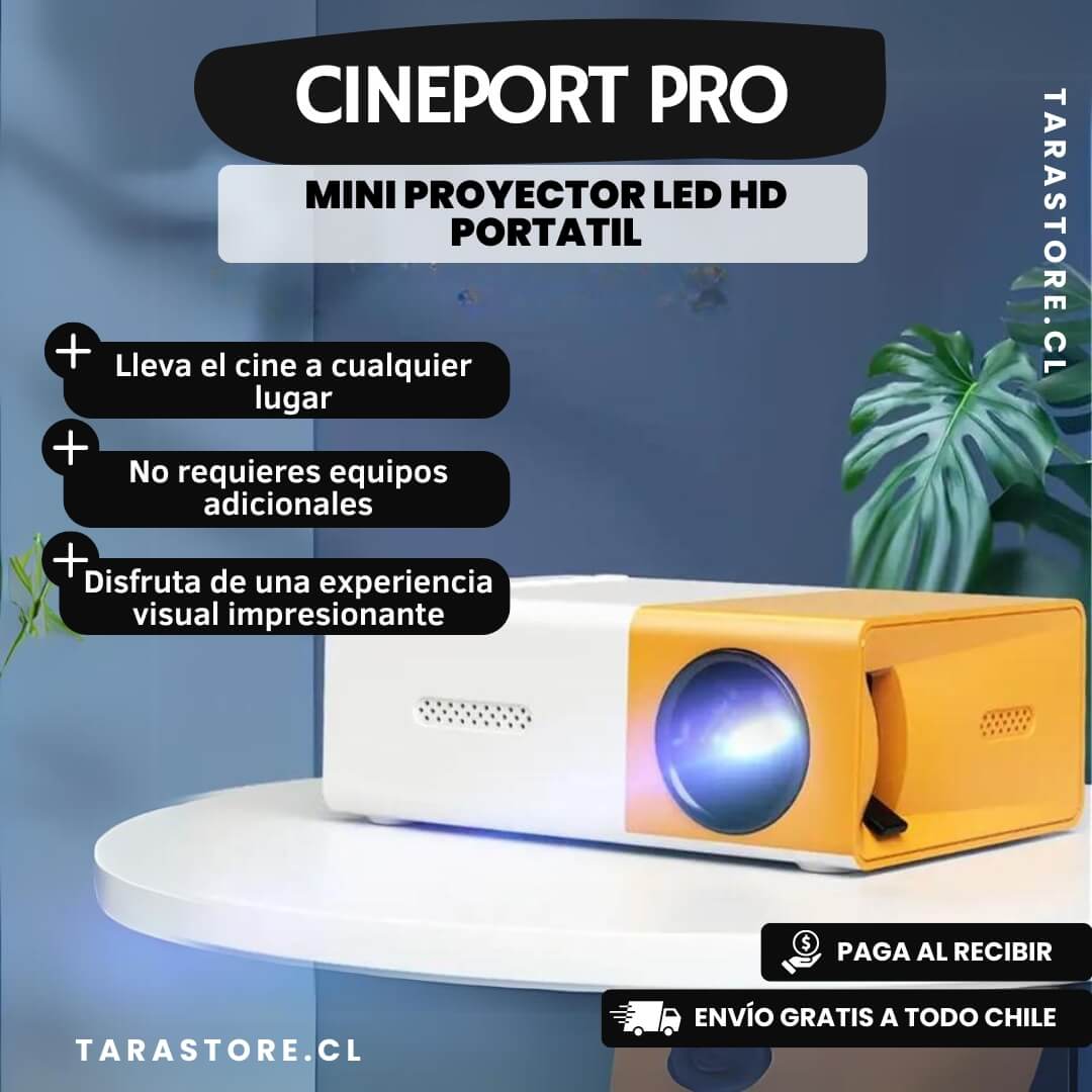 Proyector Led Portatil Full HD 1080p HDM
