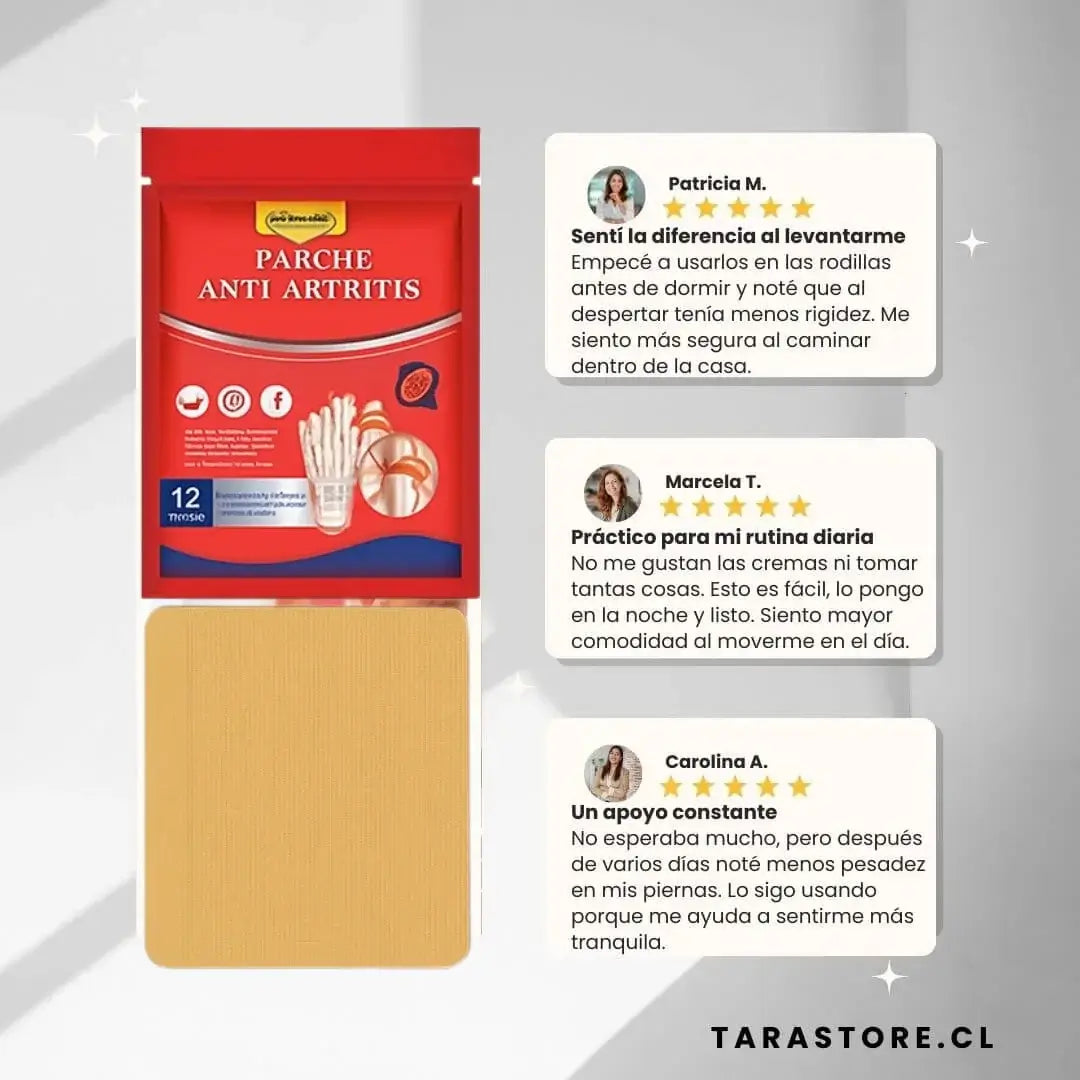 Parches Para Artritis Tratamiento Completo Pack 3 cajas (36 parches) - Adiós al dolor de articulaciones
