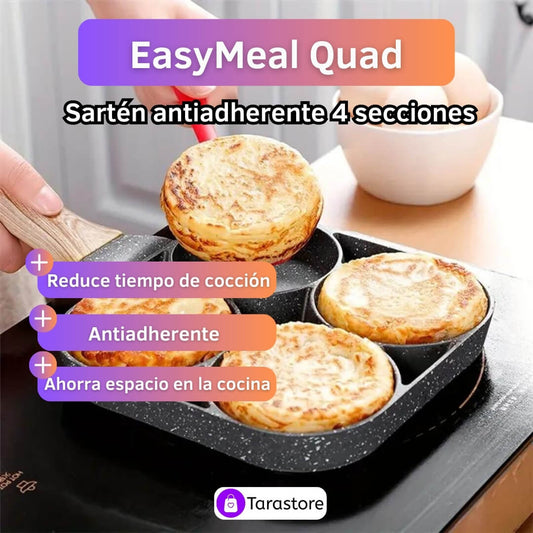 Sartén Antiadherente con 4 espacios
