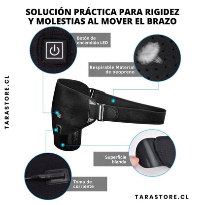 Hombrera Térmica Recargable Alivia Dolor Evita Cirugías + Incluye Ebook Terapias de Calor