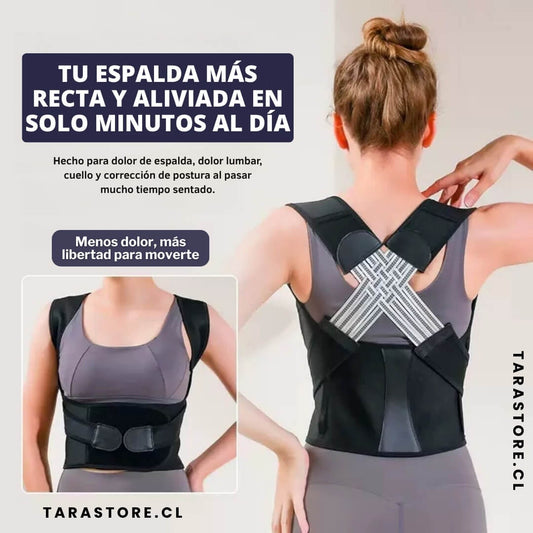 Corrector Postura Ortopédico | Alivia dolor espalda, lumbar y corrige mala postura
