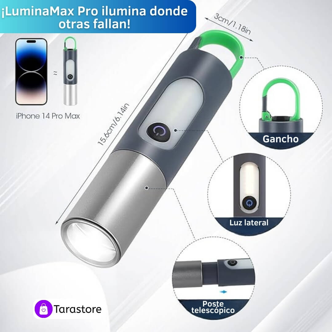 LuminaMax Pro - Linterna Led Recargable