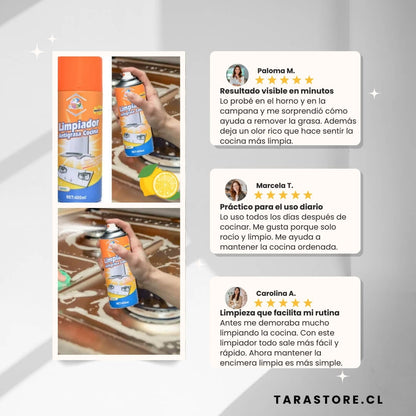 Súper Limpiador Anti Grasa Para Cocina - Elimina Grasa En Minutos