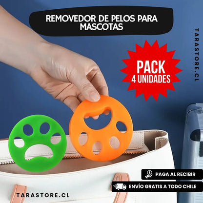 Pack 4 Removedor Pelos Mascotas