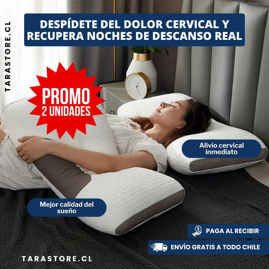 Almohada Cervical Dulces Sueños Anti Dolor Promo 2 Unidades