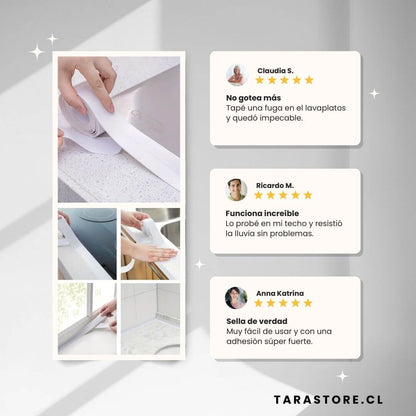 Cinta Adhesiva Reparacion Lavaloza Baño 6 M