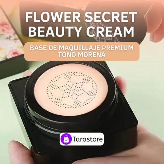 FLOWER SECRET BEAUTY CREAM™ BASE DE MAQUILLAJE PREMIUM - TONO MORENA