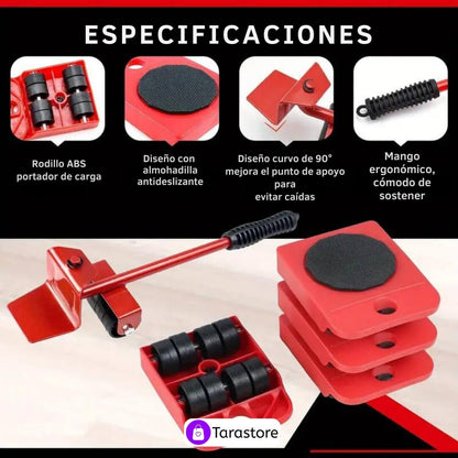 PowerLift - Kit Para Mover Muebles