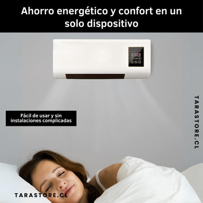 Calefactor Tipo Aire Acondicionado Fácil de Usar - Para Frío y Calor