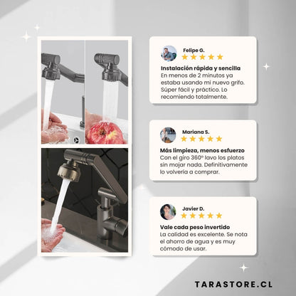 Llave Giratoria Multifuncional Cocina Baño