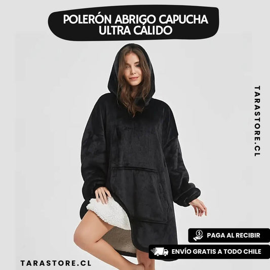 Maxi Poleron Abrigo Capucha