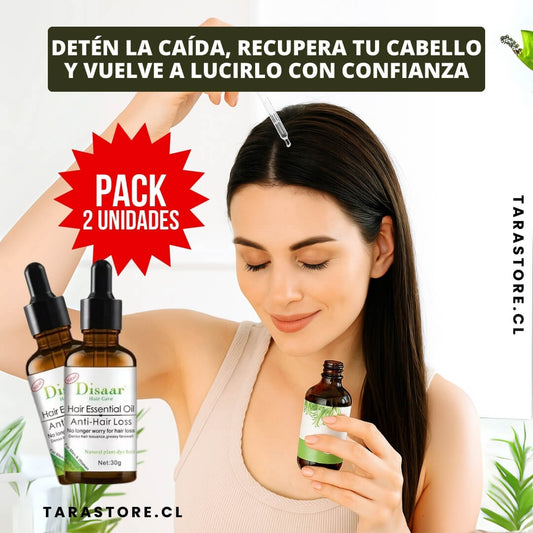 Pack 2 Aceites Tratamiento Anti Caida Recupera y Fortalece tu Cabello