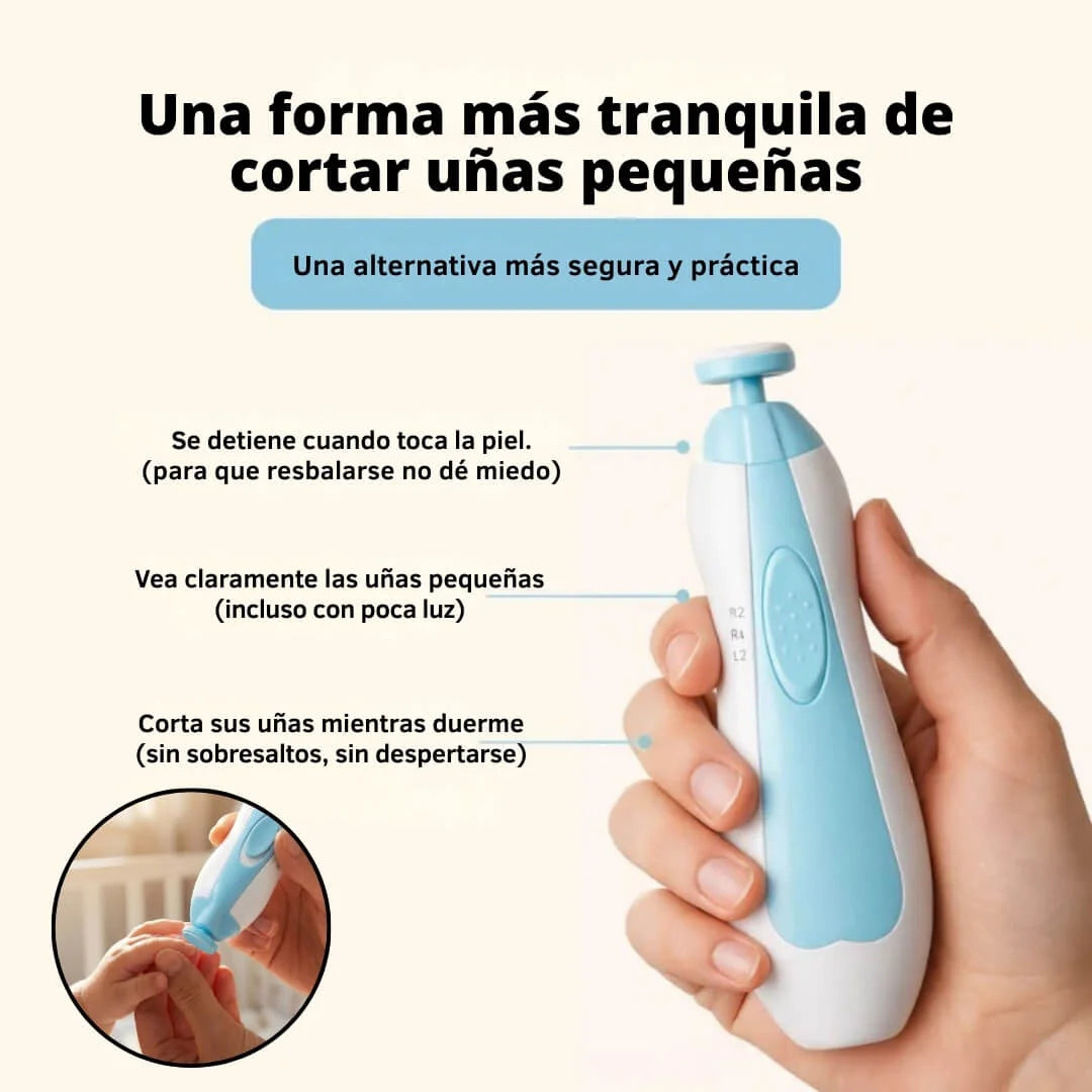 Cortador De Uñas Para Bebe - Córtale sus uñas de manera segura y sin miedo