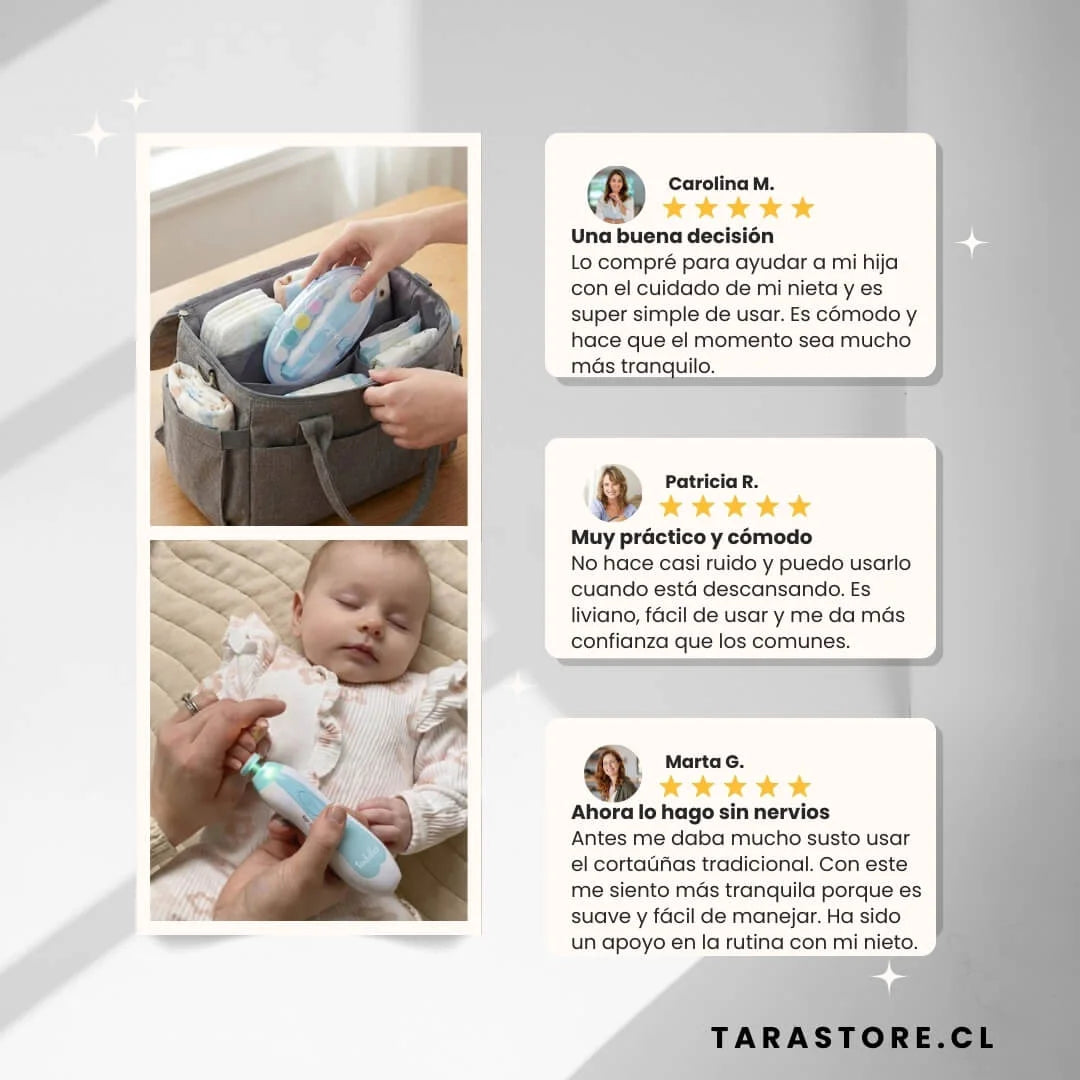 Cortador De Uñas Para Bebe - Córtale sus uñas de manera segura y sin miedo