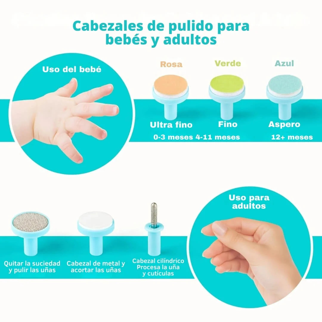 Cortador De Uñas Para Bebe - Córtale sus uñas de manera segura y sin miedo