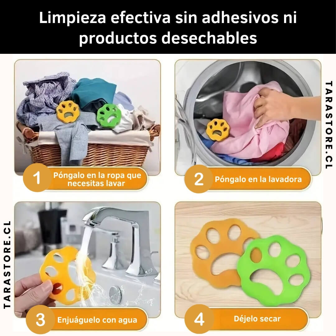 Pack 4 Removedor Pelos Mascotas