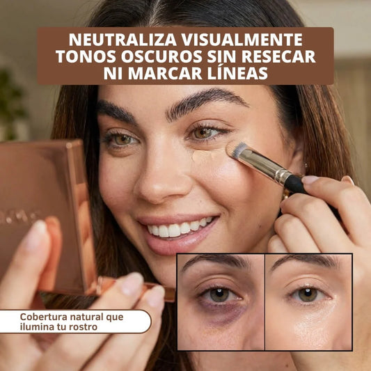 Corrector de Ojeras Viral Incluye Brocha - Di adiós al aspecto de cansancio