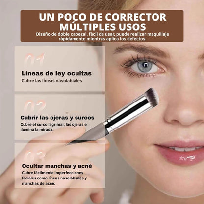 Corrector de Ojeras Viral Incluye Brocha - Di adiós al aspecto de cansancio