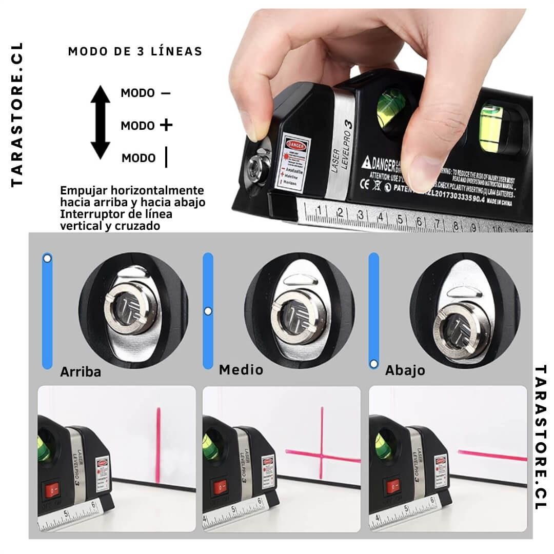 Nivelador Laser Multipropósito Mide Con Precisión