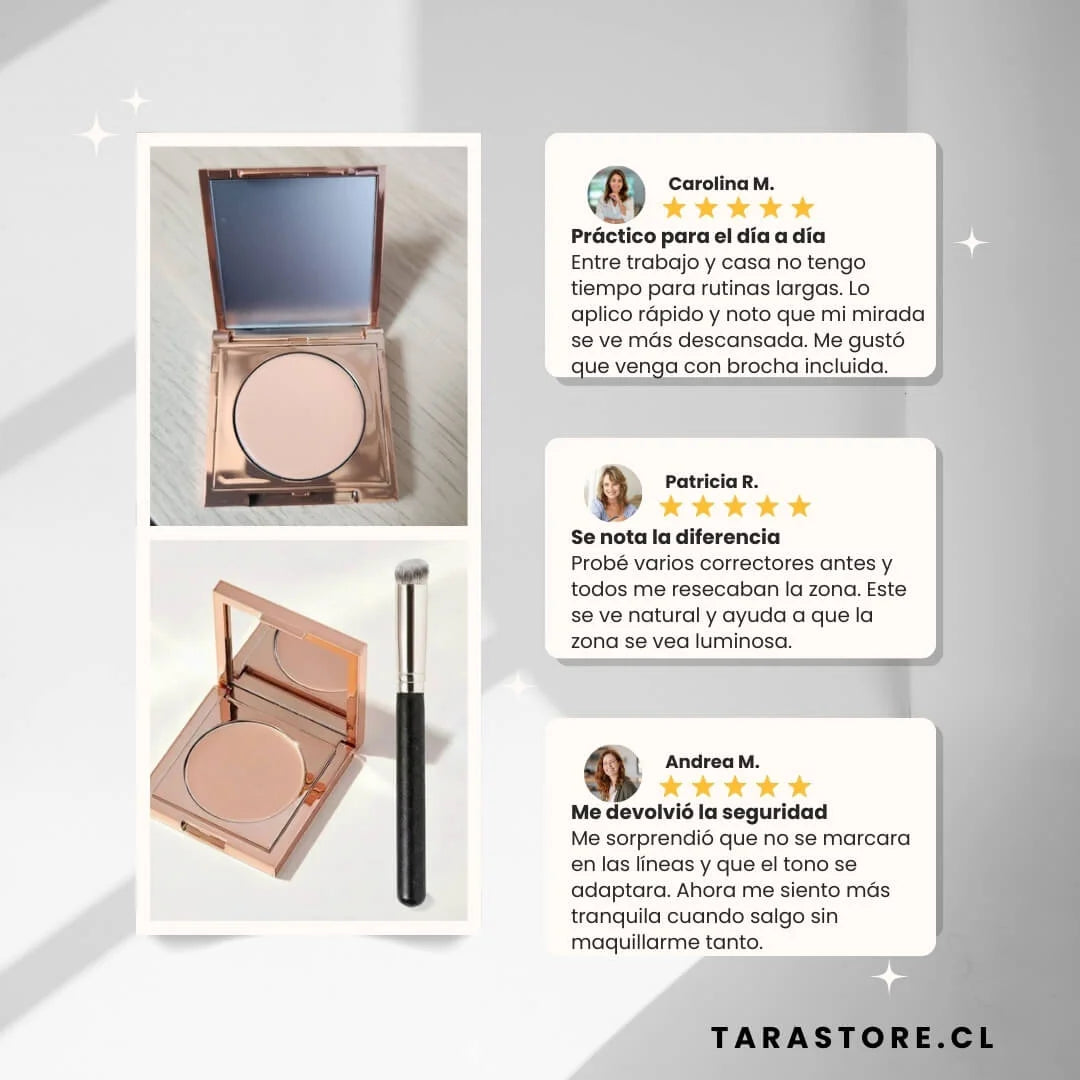 Corrector de Ojeras Viral Incluye Brocha - Di adiós al aspecto de cansancio