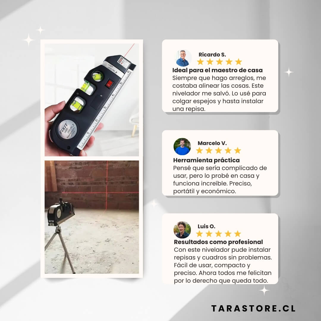 Nivelador Laser Multipropósito Mide Con Precisión