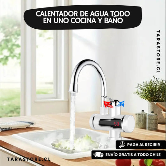 Calentador de Agua Todo en Uno Cocina Baño