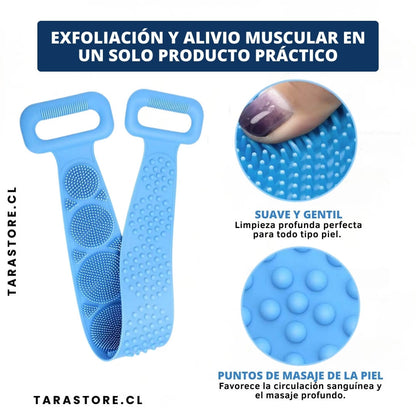 Cepillo Exfoliante Alivia Estrés y Tensión Muscular