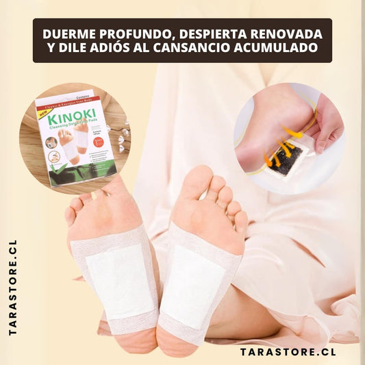100 Parches Desintoxicantes Kinoki Tratamiento Completo Terapia de relajación y liberación del estrés
