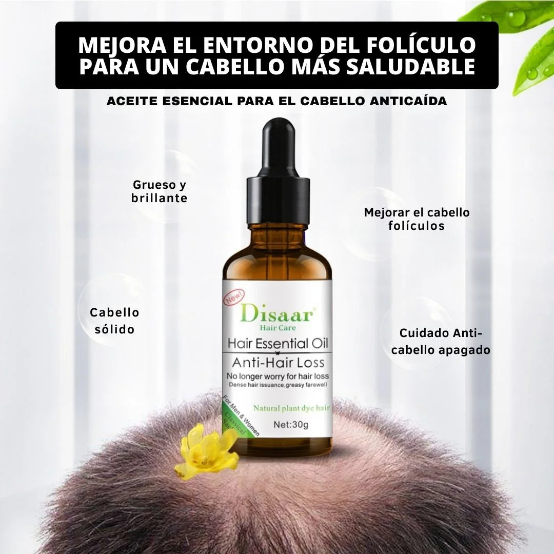 Aceite Anti Caída De Cuero Cabelludo - Fortalece y fomenta el crecimiento