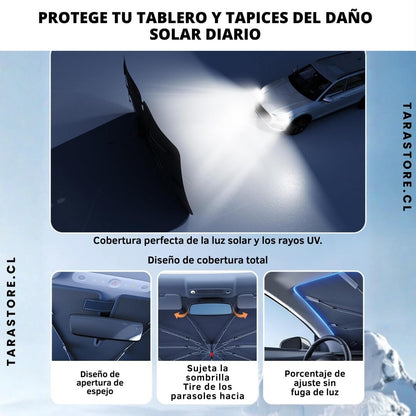 Quitasol Plegable Uv Para Auto - Protege El Interior de las Altas Temperaturas