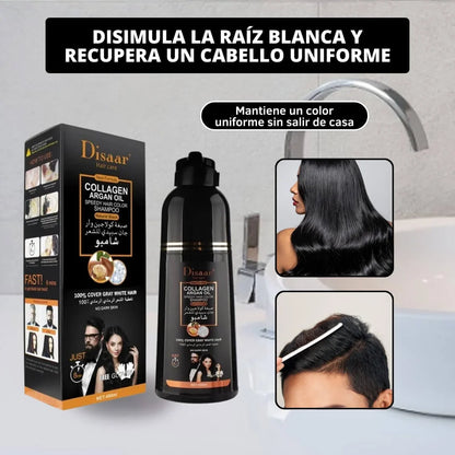 Shampoo Pinta Canas - Cubre canas fácilmente mientras lavas tu cabello