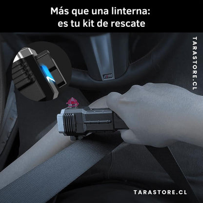 Linterna LED Táctica 4 en 1 Emergencias OFERTA 2x1