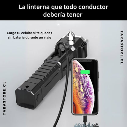 Linterna LED Táctica 4 en 1 Emergencias OFERTA 2x1