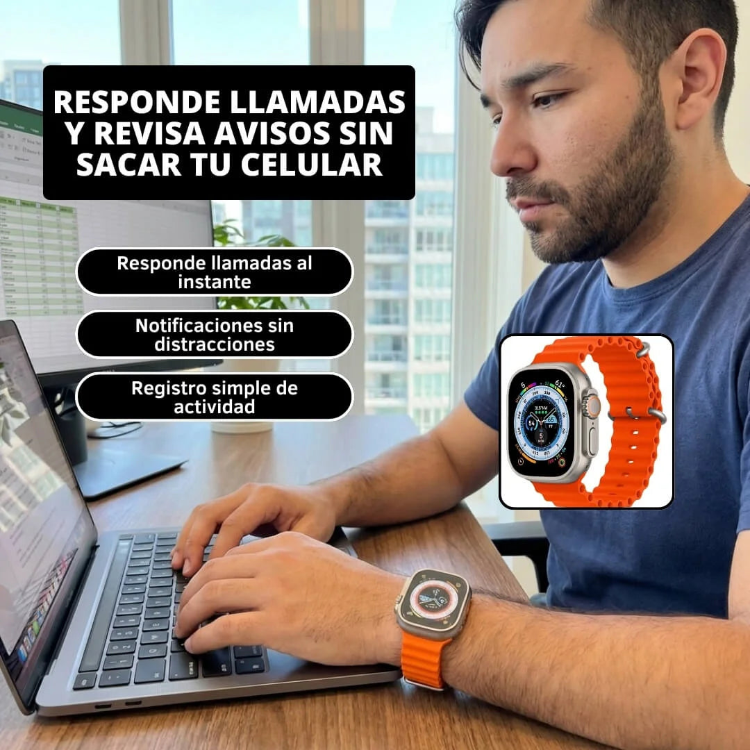Reloj Inteligente Smartwatch 8 Ultra - Tu compañero del día a día